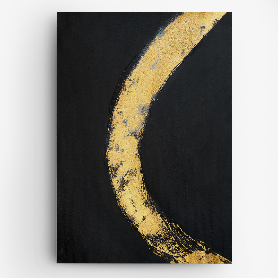 Tablou Canvas Decorativ Gold Oil