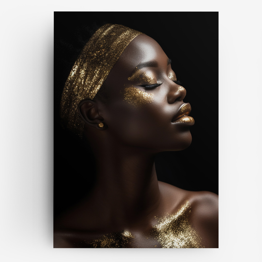 Tablou Canvas Decorativ Gold Queen