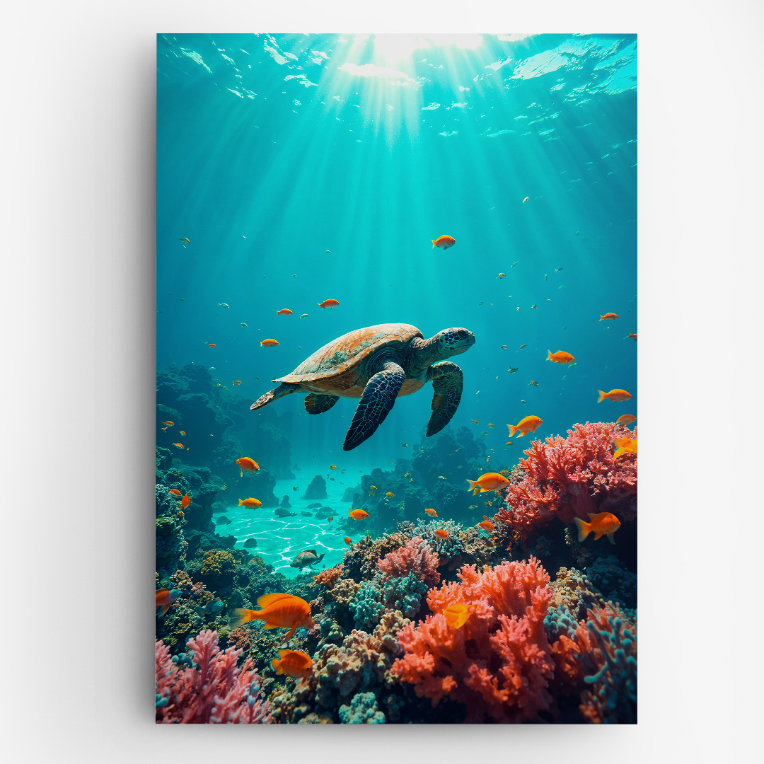 Tablou Canvas Decorativ Turtle