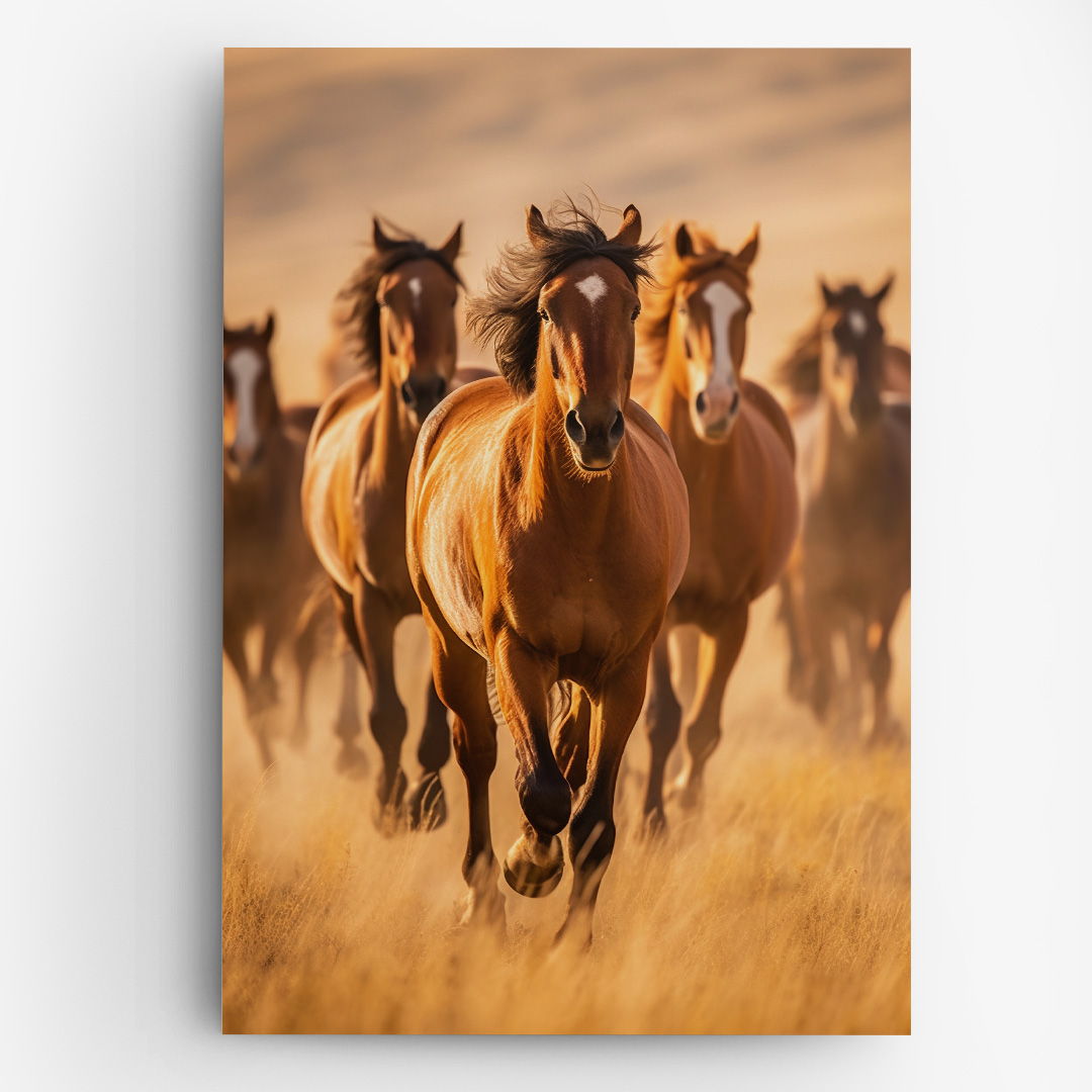 Tablou Canvas Decorativ Wild Horses