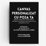 Tablou Canvas Decorativ Personalizat cu poza dorită de tine