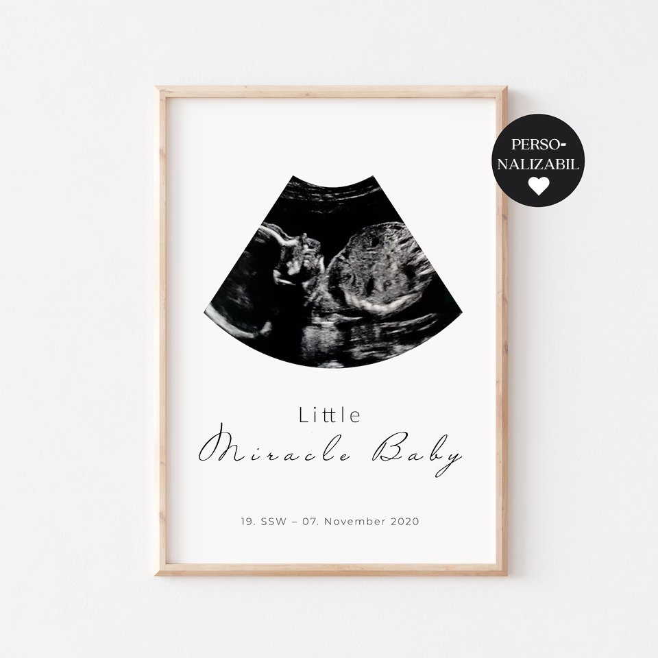Tablou Ecograf Personalizabil „Little Miracle”