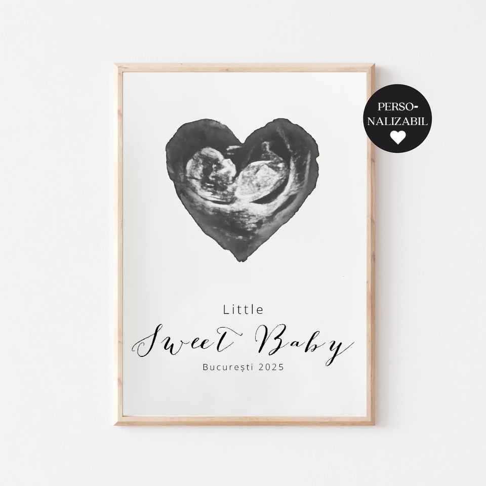 Tablou Ecograf Personalizabil „Sweet Baby”